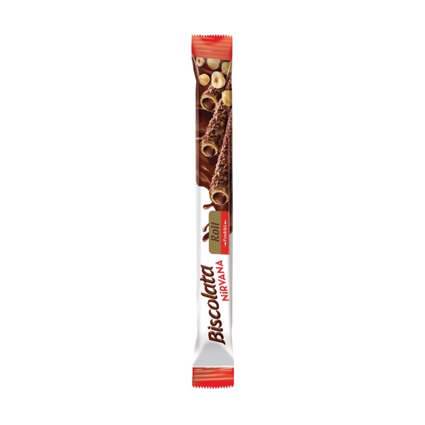 Biskolata Nirvana Roll- Fındıklı (28 g )